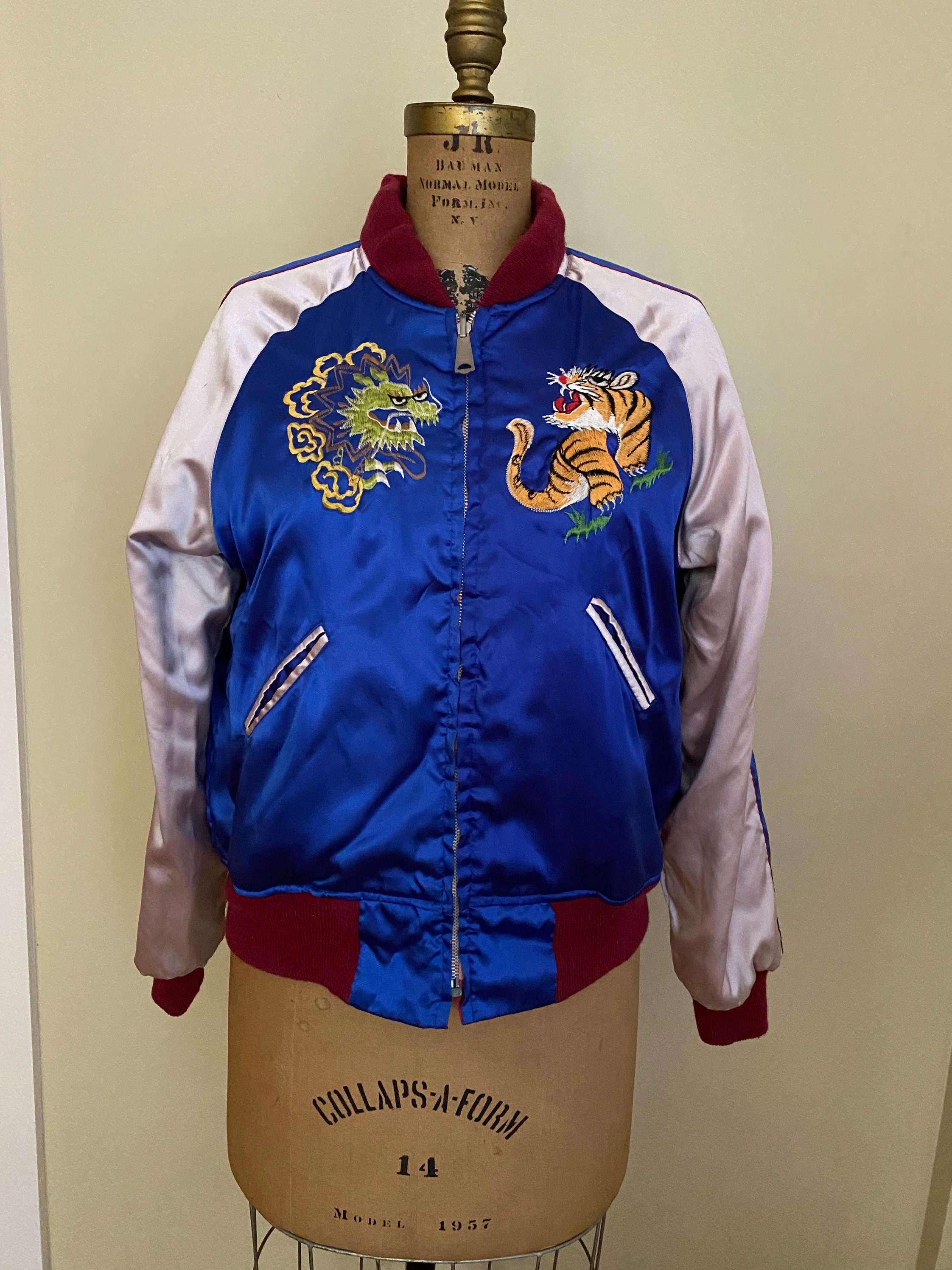 Vintage Sukajan Jacket From Japan Souvenir Reversible WWII | Etsy