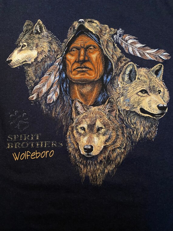 Vintage Spirit Brothers Wolfeboro NH T-shirt, Nat… - image 9