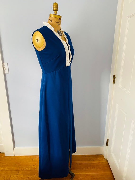 Sears navy blue dress cheap