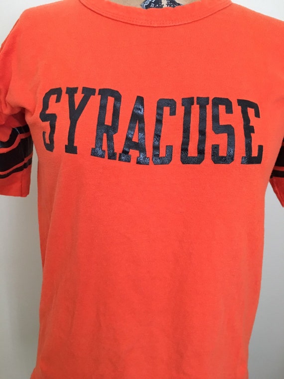 Vintage Syracuse Champion Blue Bar T-shirt, Syrac… - image 5