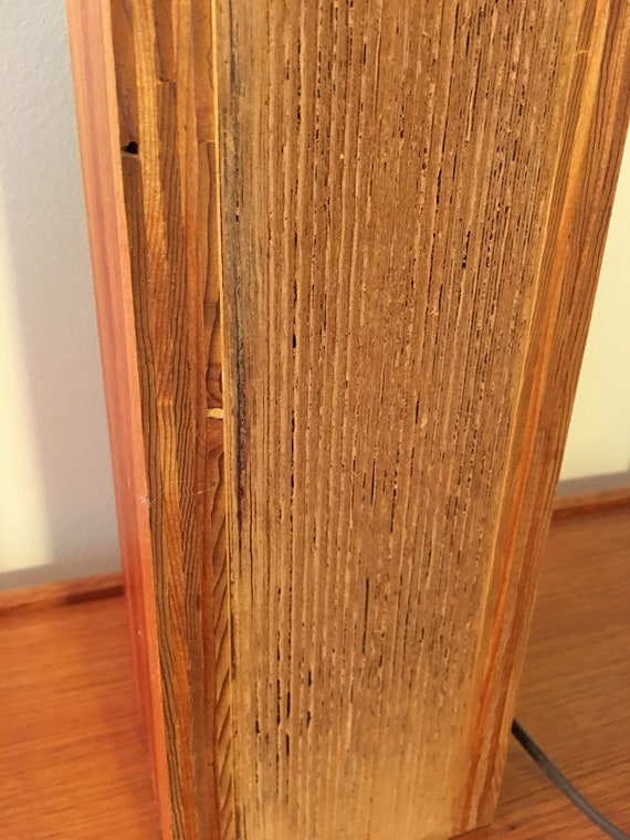 Vintage Gregory Van Pelt Cardboard Lamp Mid Century Modern Corrugated Cardboard Table Lamp With Wood Accents 1970s Lighting Mod Design