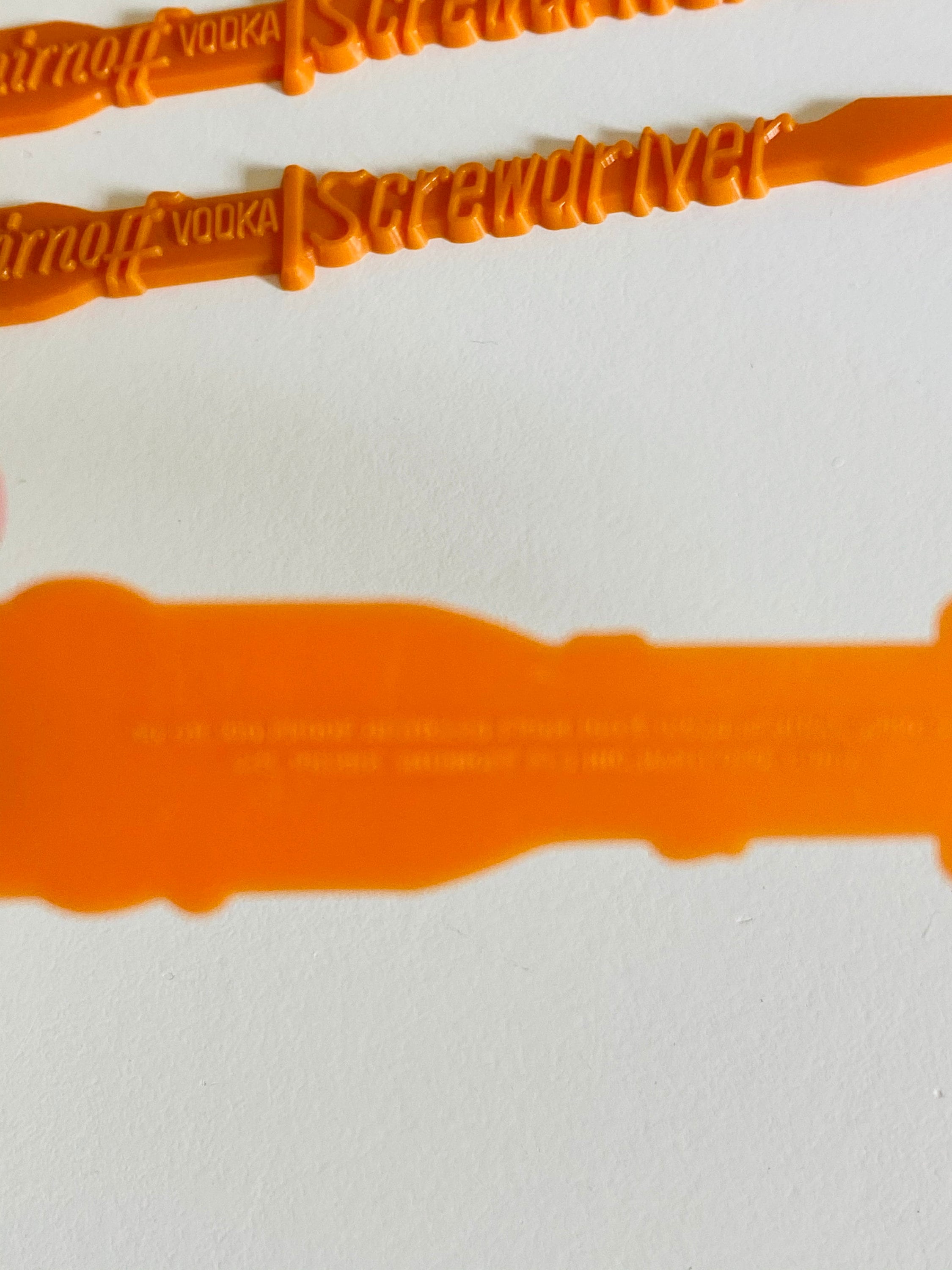 Vintage Smirnoff Vodka Screwdriver Plastic Swizzle Sticks Etsy