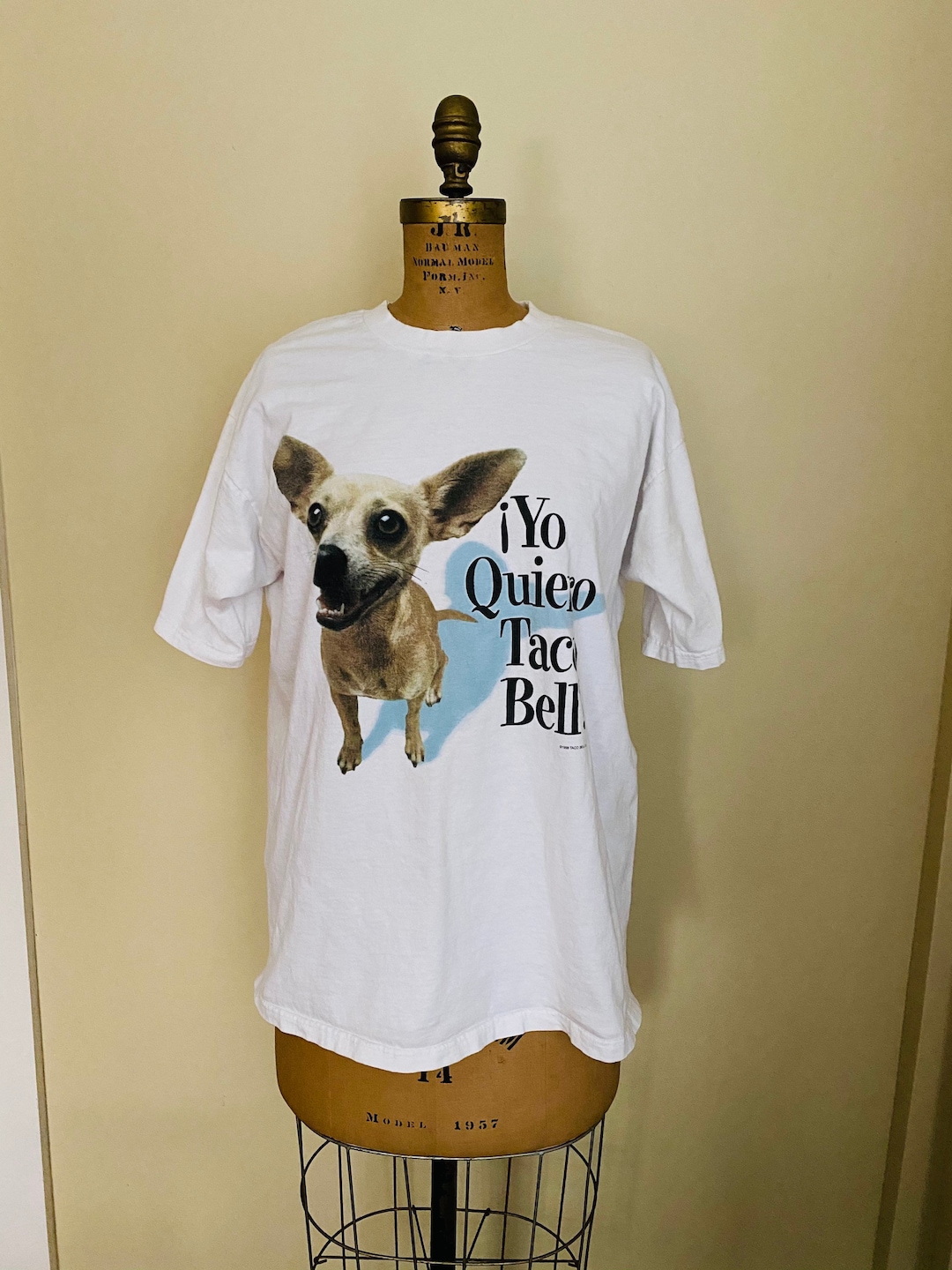 Taco Bell　Tシャツ　90s　ビンテージ　オニータ　XL 希少タグ】ONEITA オニータ 90年代 USA製 ジャマイカ縫製 TACO