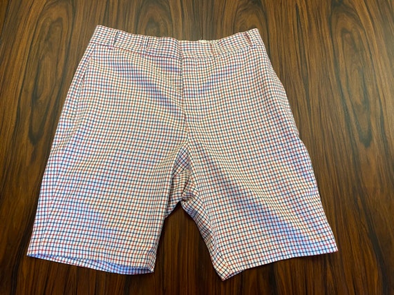 Vintage Men's Shorts by Johnny Appleseed, Red Whi… - image 3