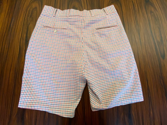 Vintage Men's Shorts by Johnny Appleseed, Red Whi… - image 4