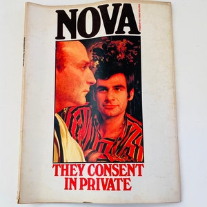 Nova UK Fashion Magazine February 1967 Issue, Homosexuality They Consent in Private, Mary Wilson, 1960s Vintage Advertising, Fashion