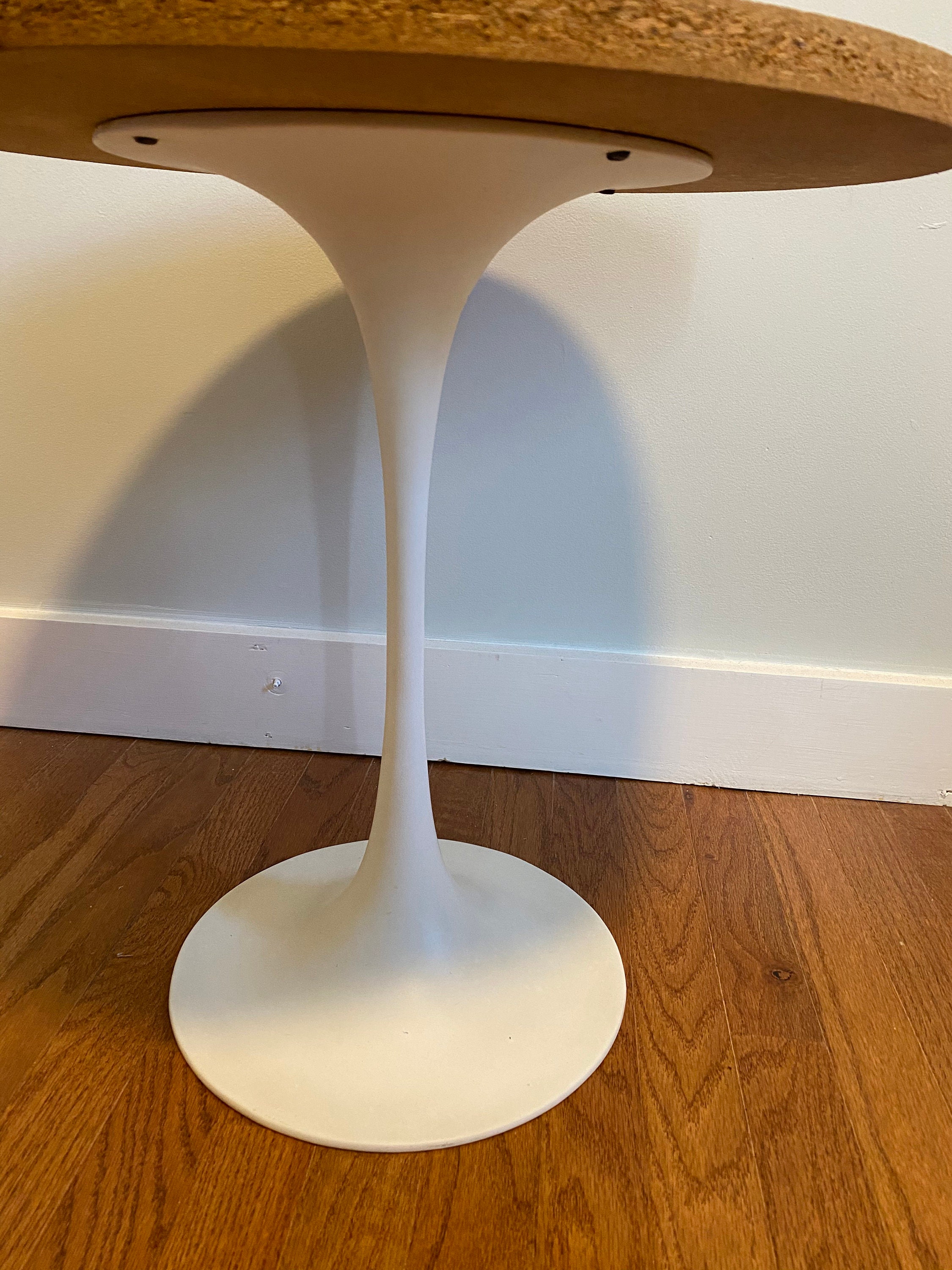 Tulip table wood top deals