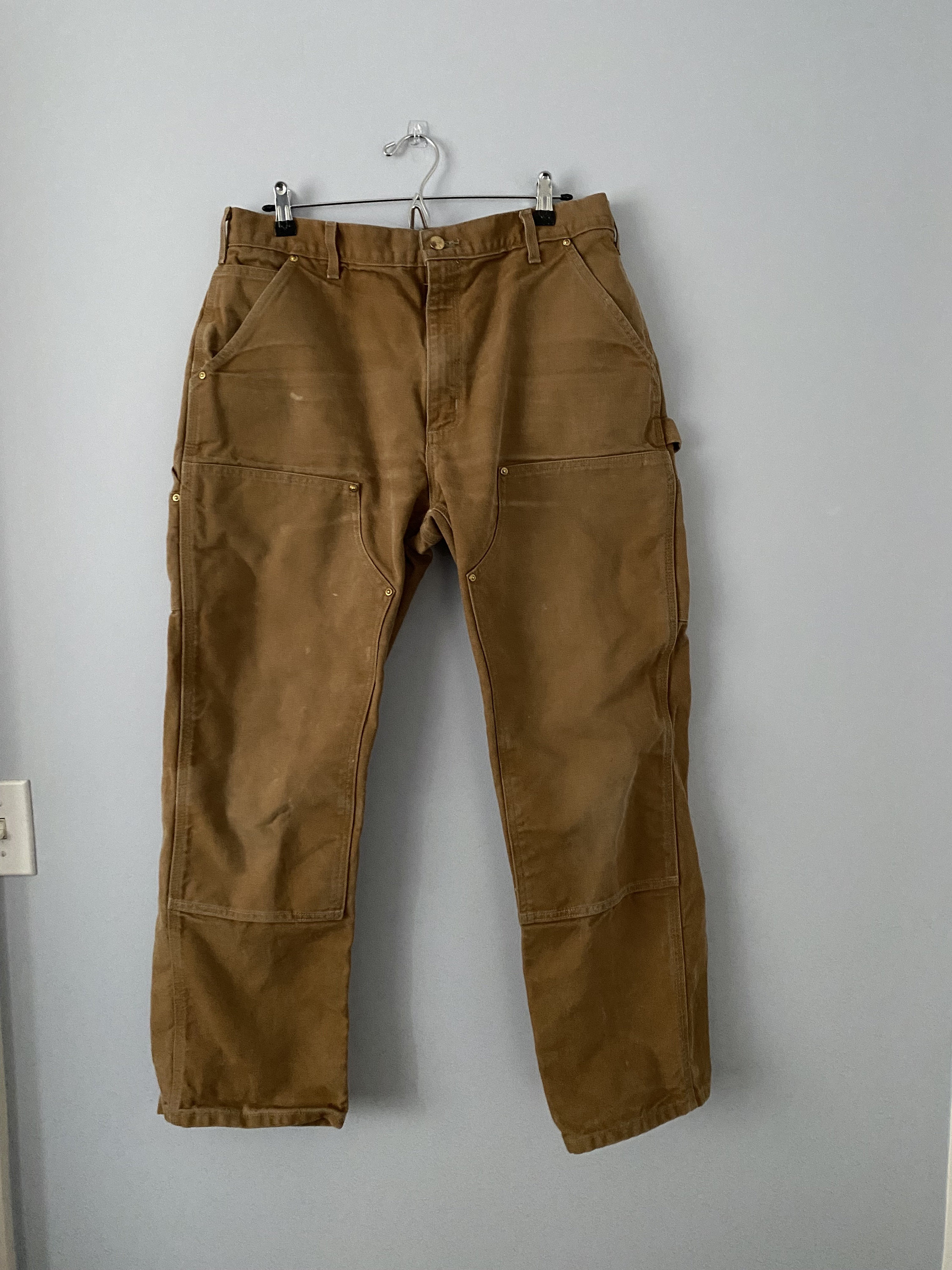 パンツ FI Distressed Double Knee Pants G-Brown Carhartt Double Knee Pants Size 32x32 Brown Distressed Jeans