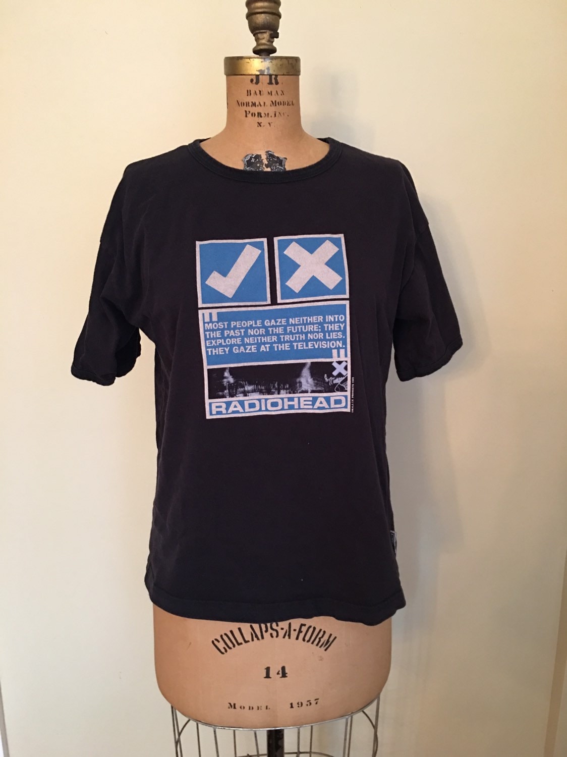 Vintage Radiohead T-shirt, 1999 RADIOHEAD, OK Computer, Concert
