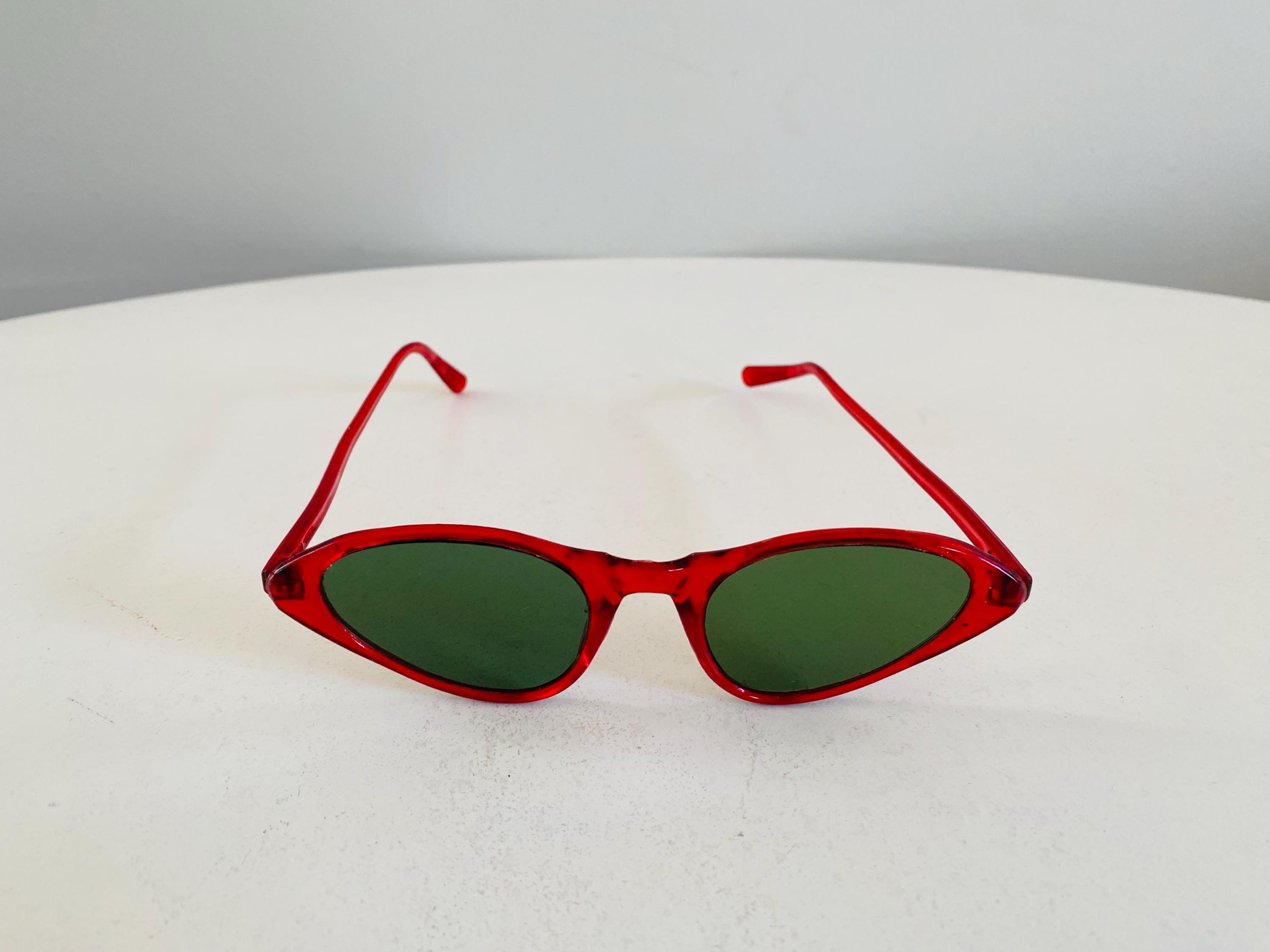 Vintage Cat Eye Sunglasses, Protex Deadstock 1950s/1960s Sunglasses, Green Frame Vintage Cat Eye Sunglasses, Protex Deadstock 1950s/1960s  main image 2