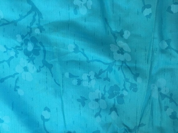 Vintage Evelyn Pearson Cherry Blossom Print Dress… - image 9