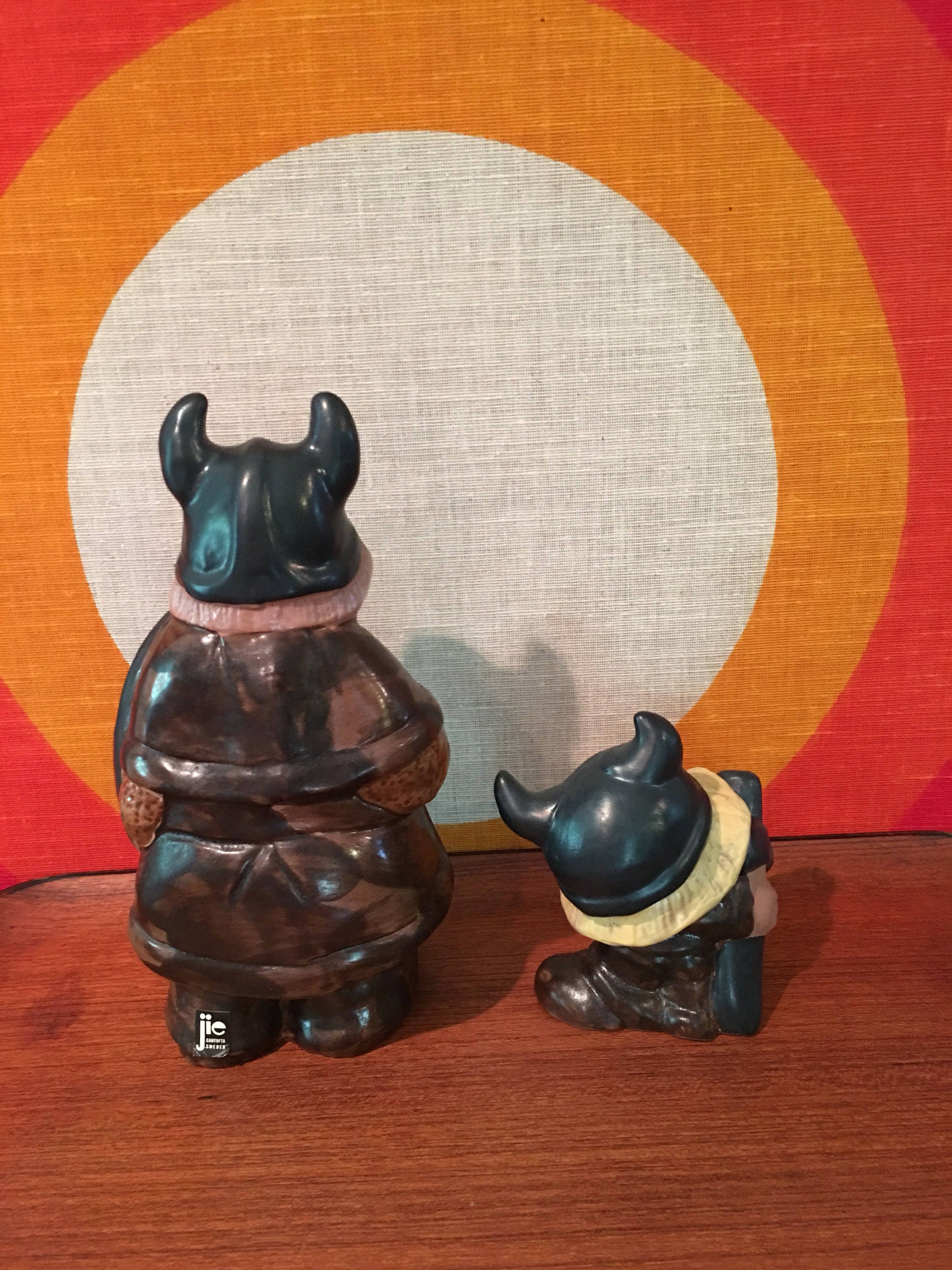 JIE製 ヴィンテージ バイキング ノルマン人 陶器製フィギュア