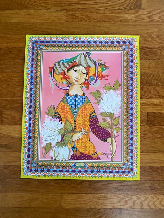 Bjørn Wiinblad the Four Corners of the World East, Lady of the