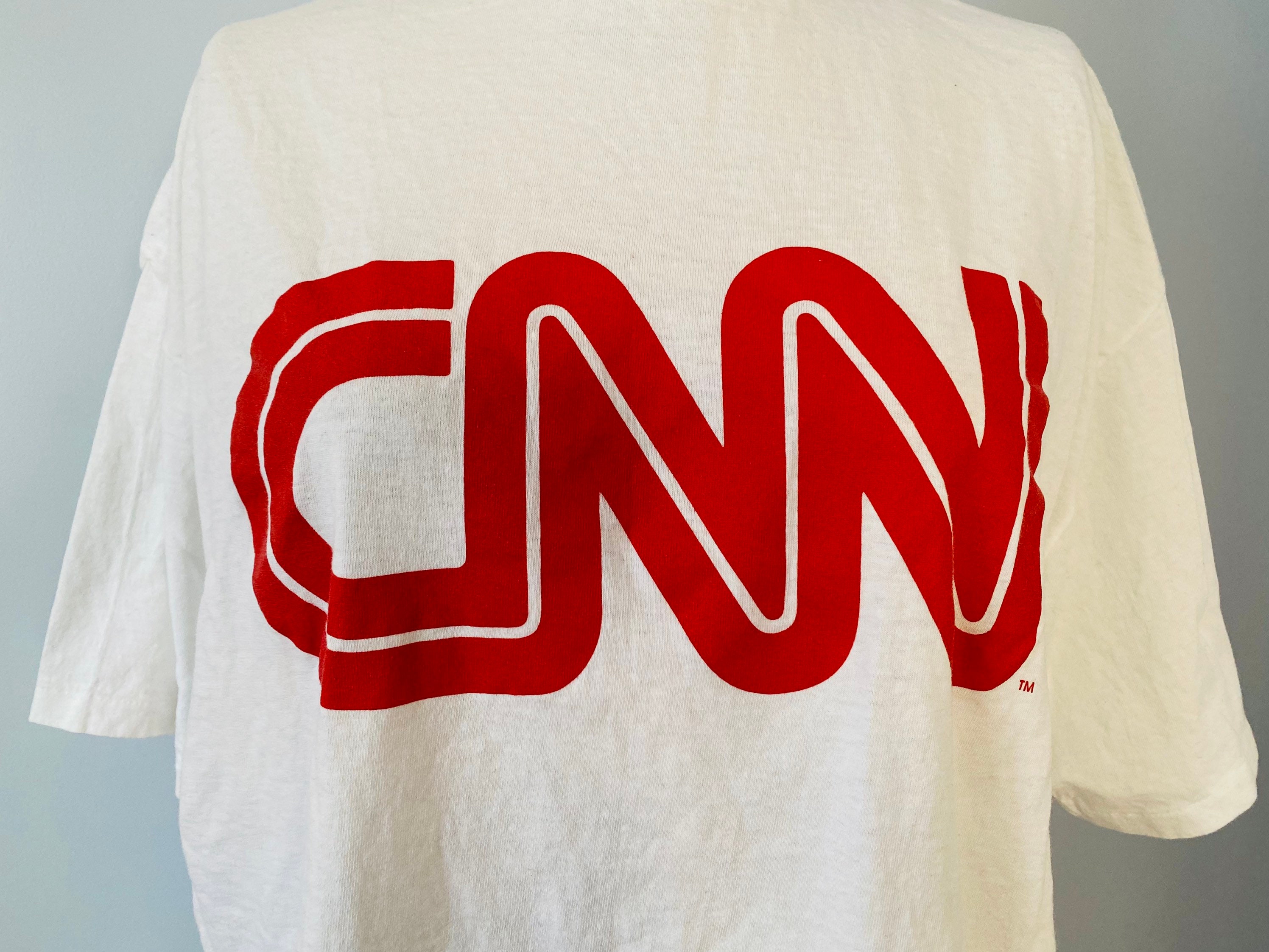 Vintage CNN News Network T-shirt Cable News Channel - Etsy