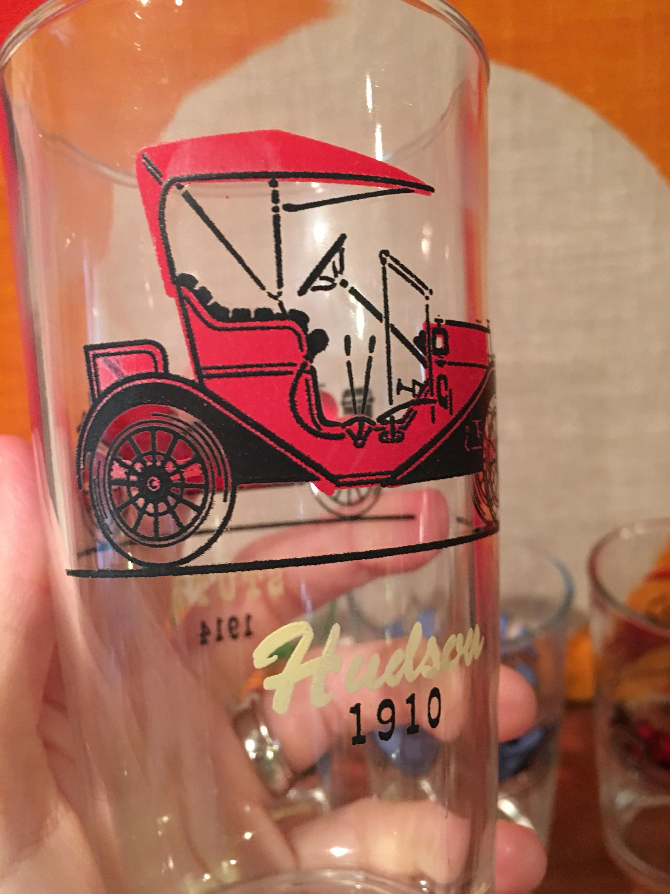 Vintage Hazel Atlas Antique Car Glasses 10 Available Antique Etsy