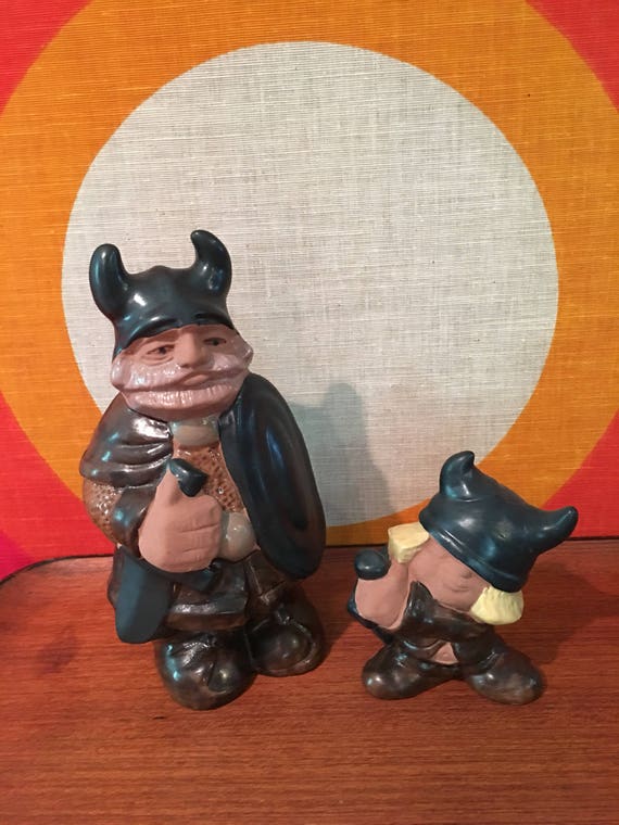 JIE製 ヴィンテージ バイキング ノルマン人 陶器製フィギュア