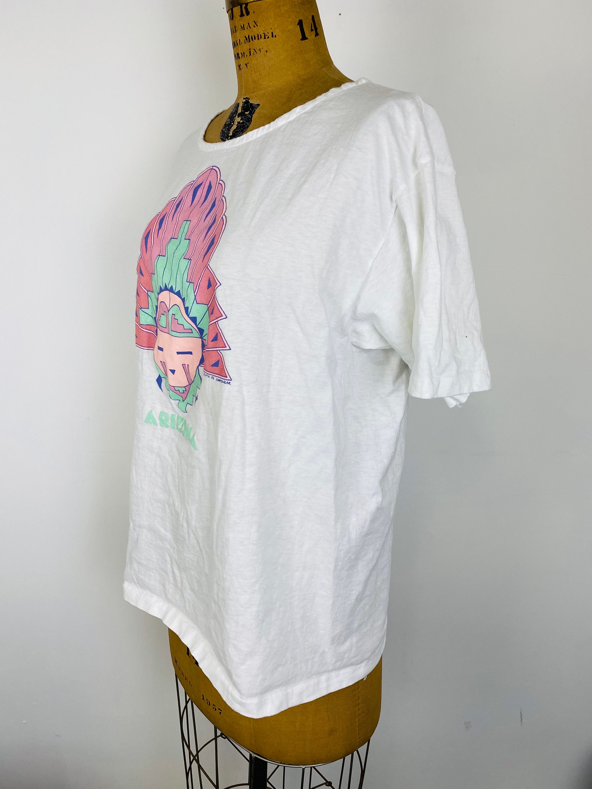 Vintage 1987 Santa Fe Sportswear Arizona Souvenir Tourist T