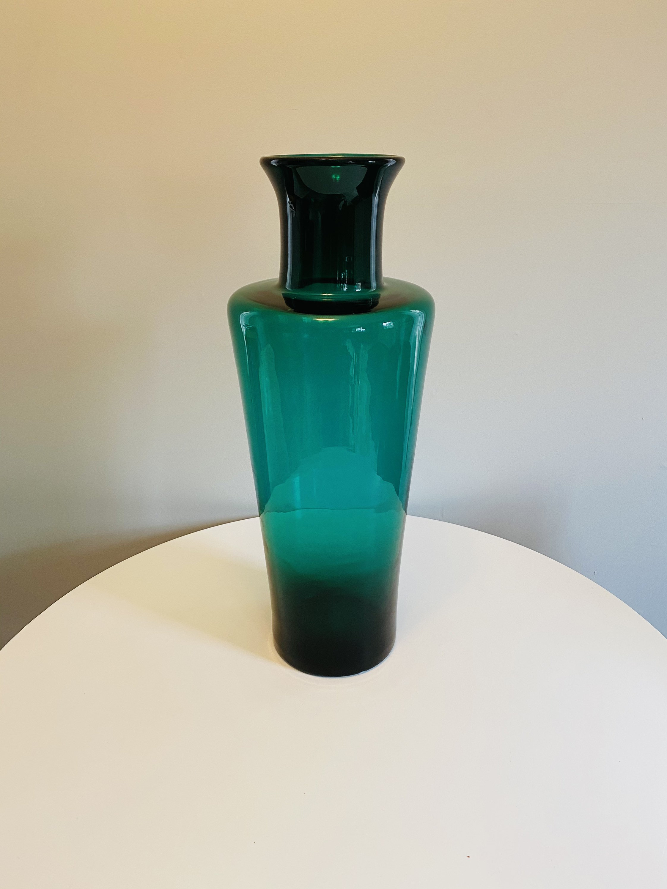 Home & Living Vintage Large Tall Mid Century Modern Glass Floor Vase