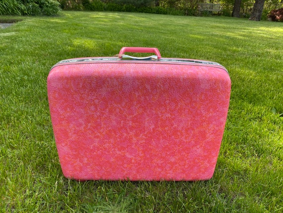 Vintage 1960s Samsonite Silhouette Large Hot Pink Hardside Suitcase Pink Luggage Mid Century Pink Samsonite Bag Barbiecore Suitcase Etsy Sweden
