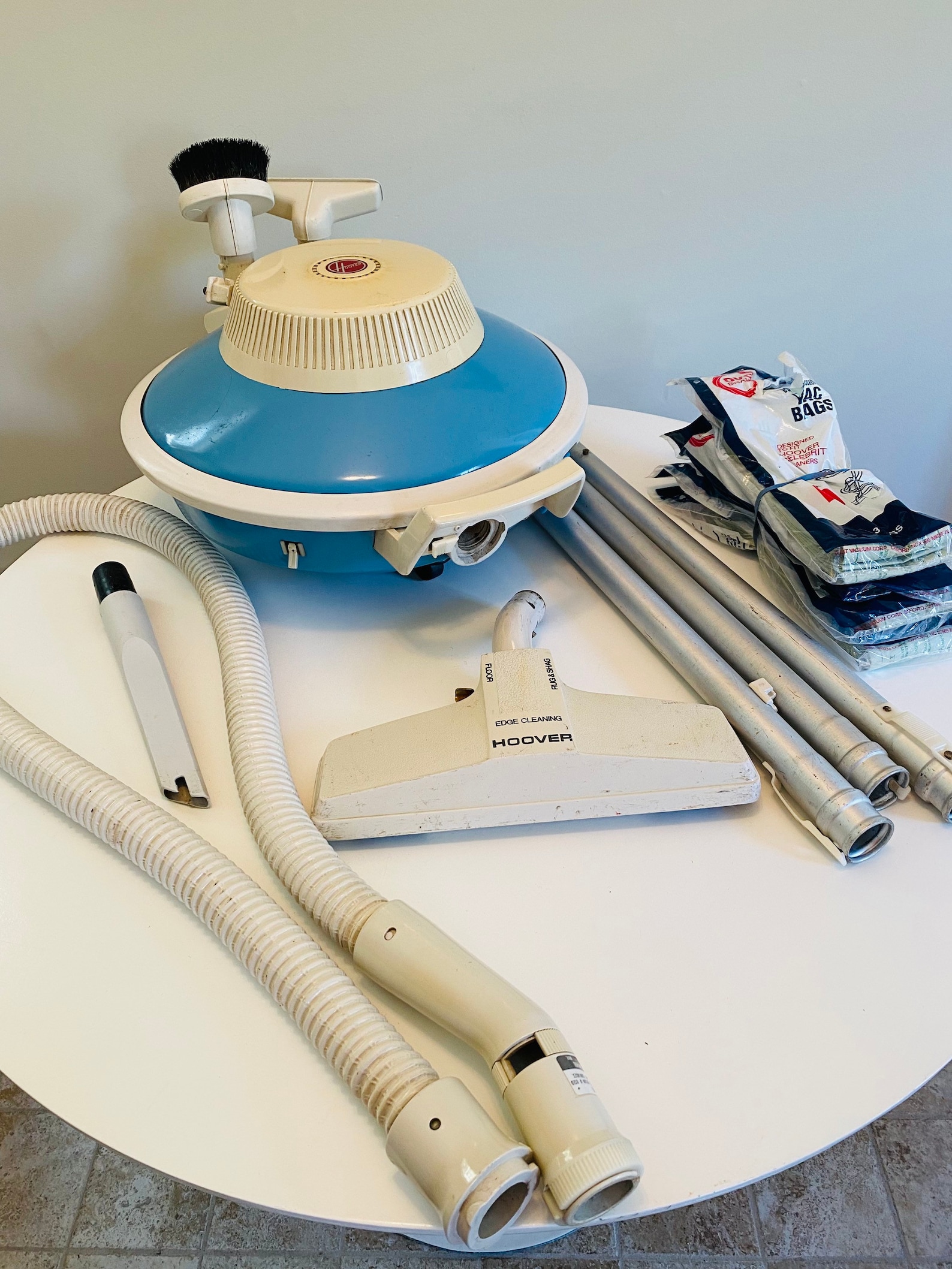 Vintage Hoover Celebrity Vacuum Cleaner WORKING with Tools Etsy