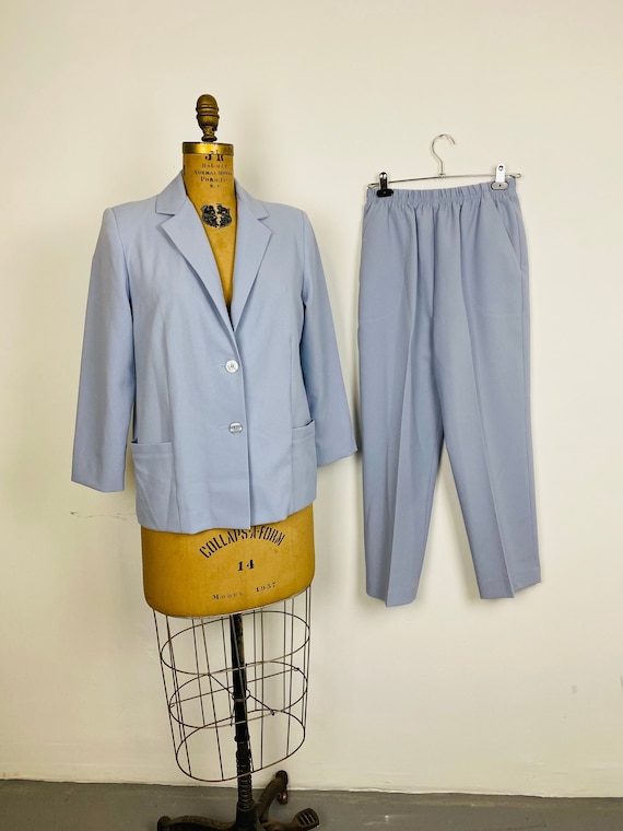 Vintage Frayne Women's Pants Suit, Two Piece Pants