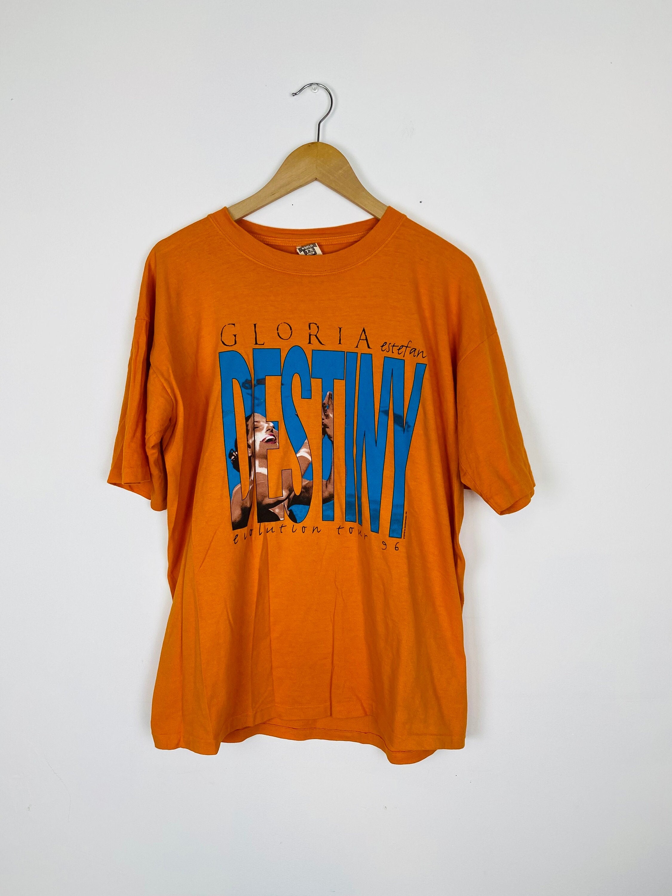 Vintage Gloria Estefan Destiny Evolution Tour 1996 T-shirt, Size