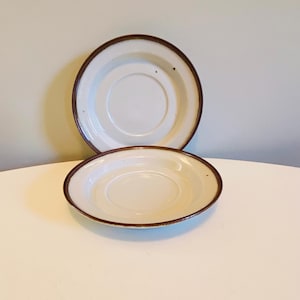 Vintage Dansk Brown Mist Denmark Saucers, Set of 2, Nils Refsgaard Design, Danish Modern, Mid Century Scandinavian Design, Dansk NR Saucers