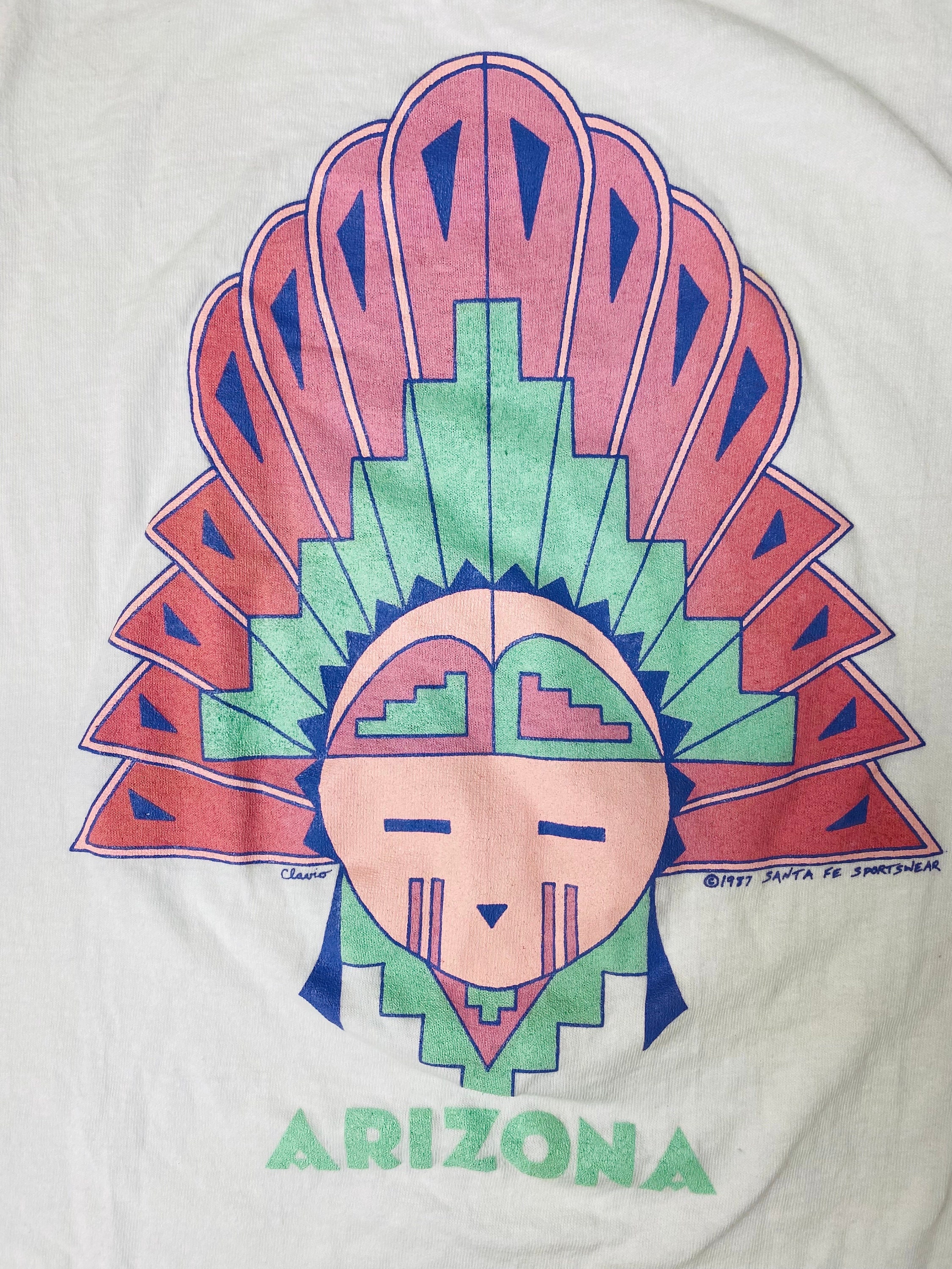 トップス kanasora Vintage 1987 Santa Fe Sportswear Arizona Souvenir Tourist T