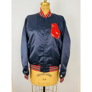 Vintage Boston Red Sox Starter Jacket Size Large MLB Satin Bomber Made in USA