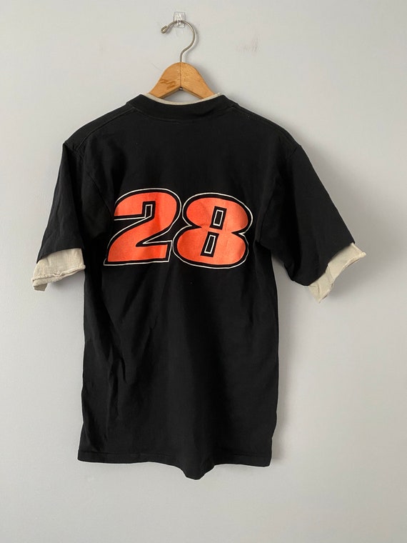 Vintage Davey Allison #28 T-shirt, 1990s NASCAR T-shirt, Size M