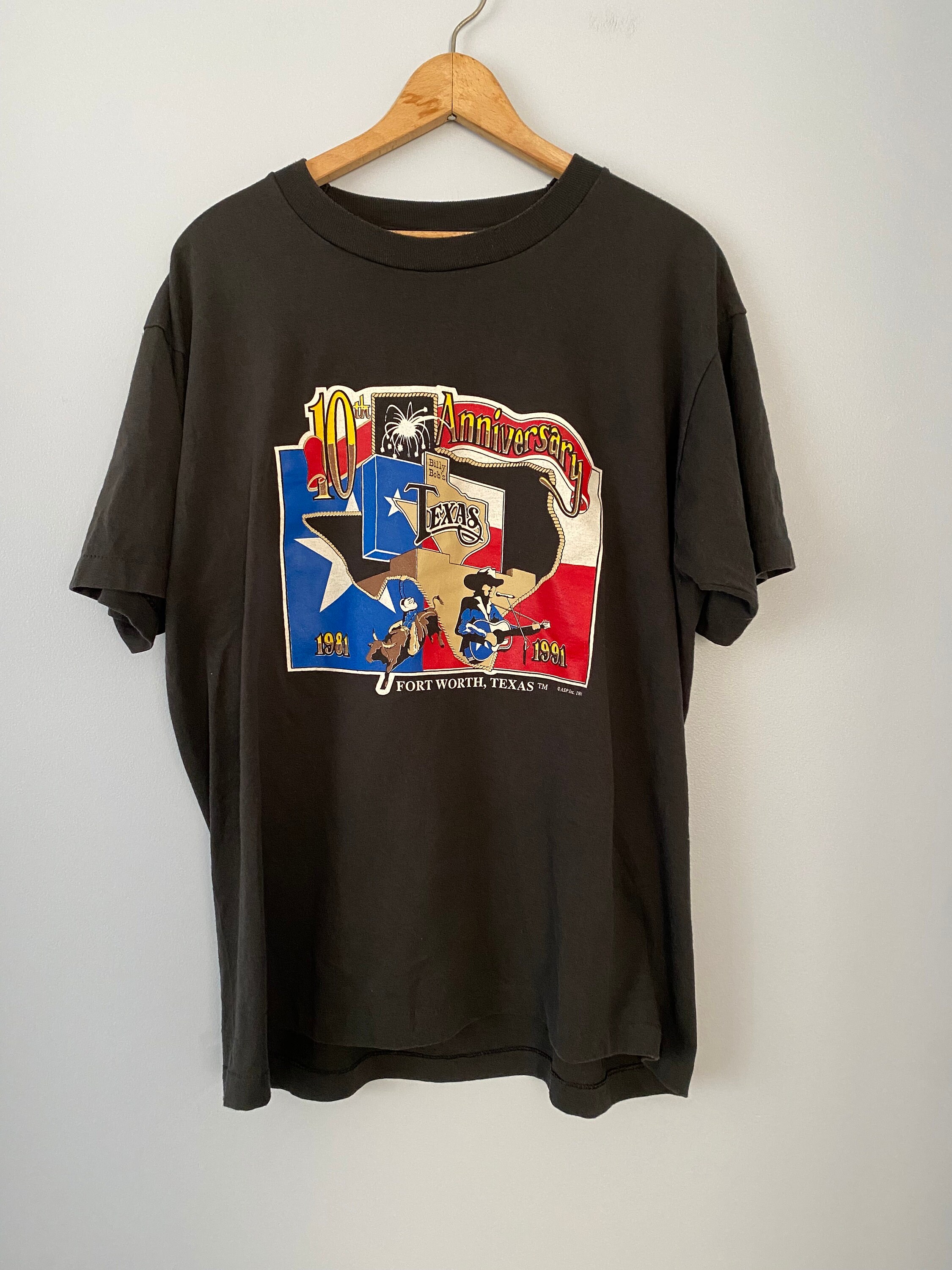 Vintage Billy Bob's Texas 10th Anniversary Souvenir T-shirt, 1981