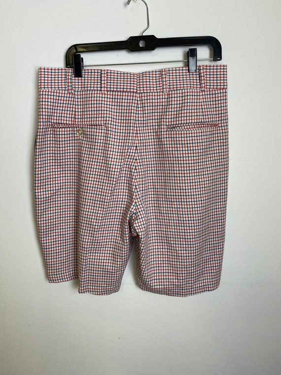 Vintage Men's Shorts by Johnny Appleseed, Red Whi… - image 2