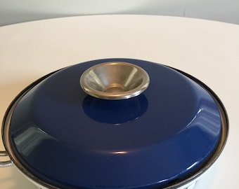 ヴィンテージ キャサリンホルム ノルウェー スキレット、ブルー