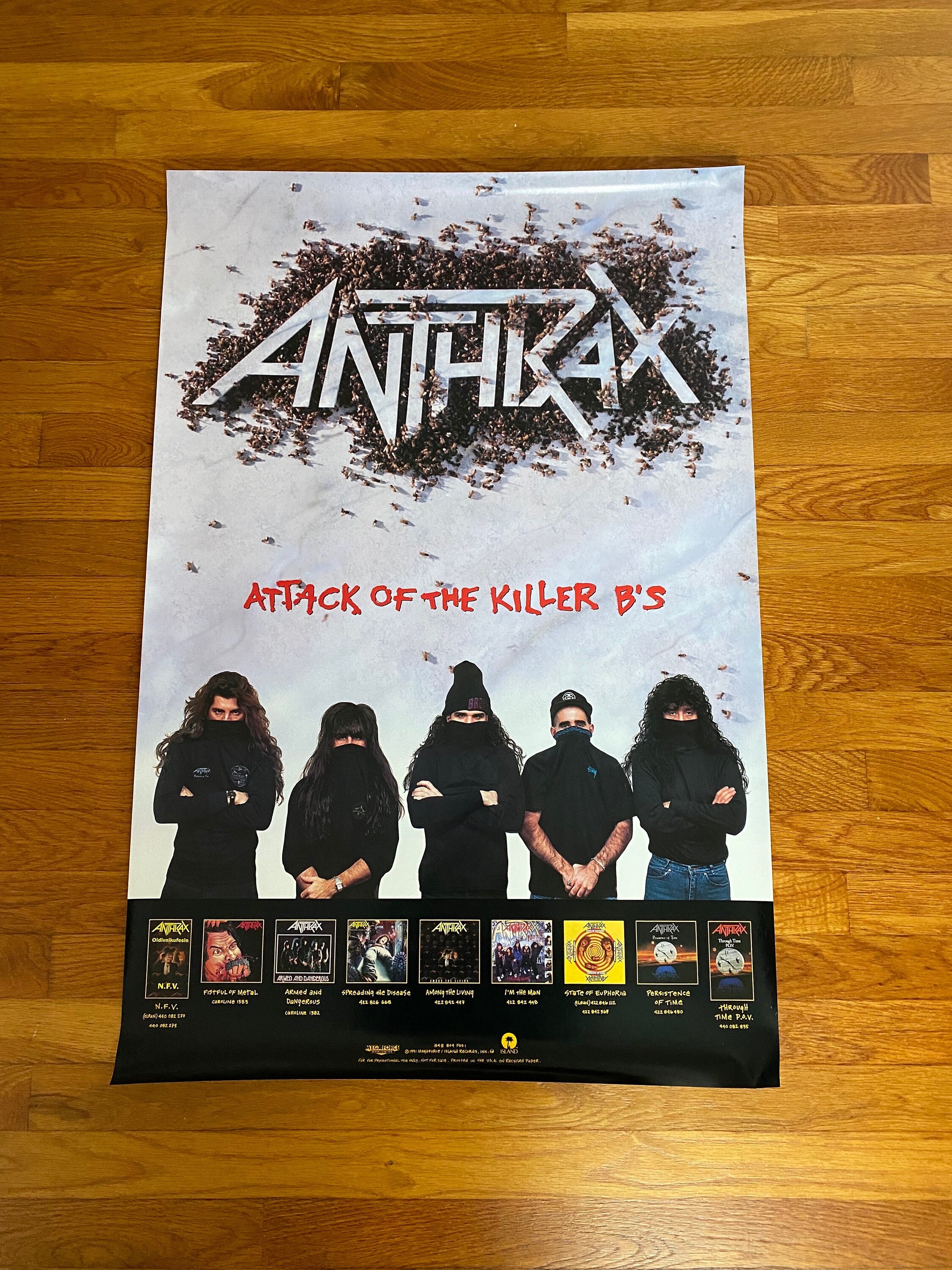 Anthrax Attack of the Killer B's Tシャツ Anthrax 'Attack of the Killer B's' T-Shirt | TShirtSlayer