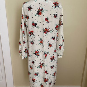 Vintage Lanvin Floral Shirtdress, 1970s Mod Floral Pattern Dress ...