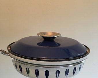 ヴィンテージ キャサリンホルム ノルウェー スキレット、ブルー