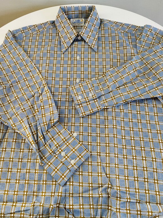 Vintage Men's Button Down Shirt, Lord Cromwell, B… - image 8