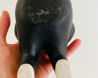 ヴィンテージ ラクイローネ イタリア ファットマン フィギュア、黒い