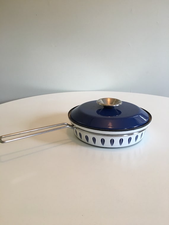 ヴィンテージ キャサリンホルム ノルウェー スキレット、ブルー