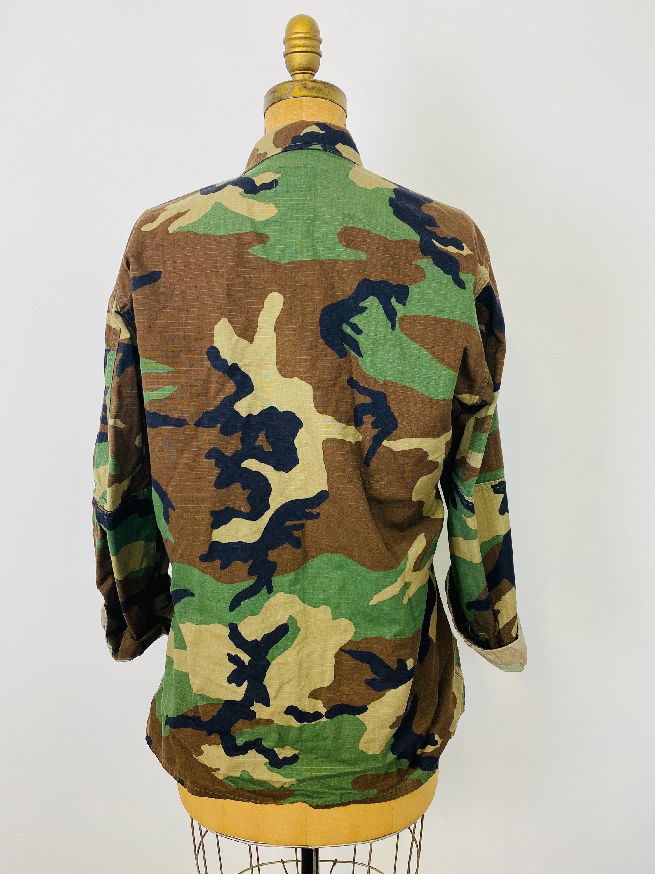 Vintage US Marines Woodland Camouflage Hot Weather Combat Coat