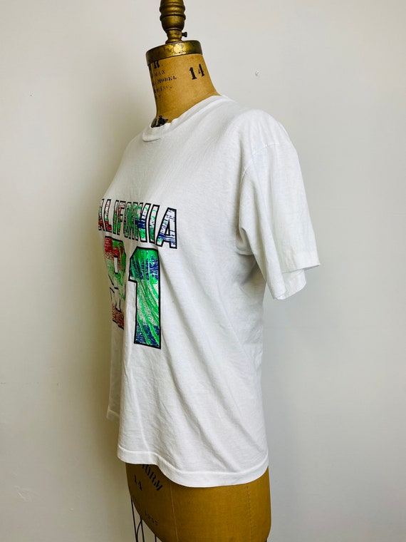Vintage 1991 California T-shirt, Screen Stars Bes… - image 4