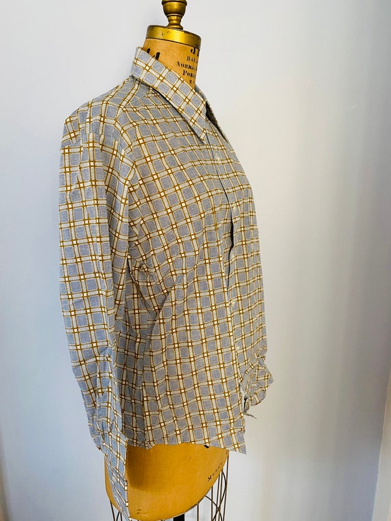 Vintage Men's Button Down Shirt, Lord Cromwell, B… - image 3