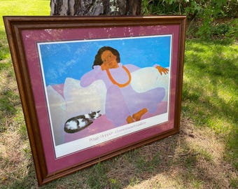 Pegge Hopper Popoki II Signed Print, Framed, Connoisseur's