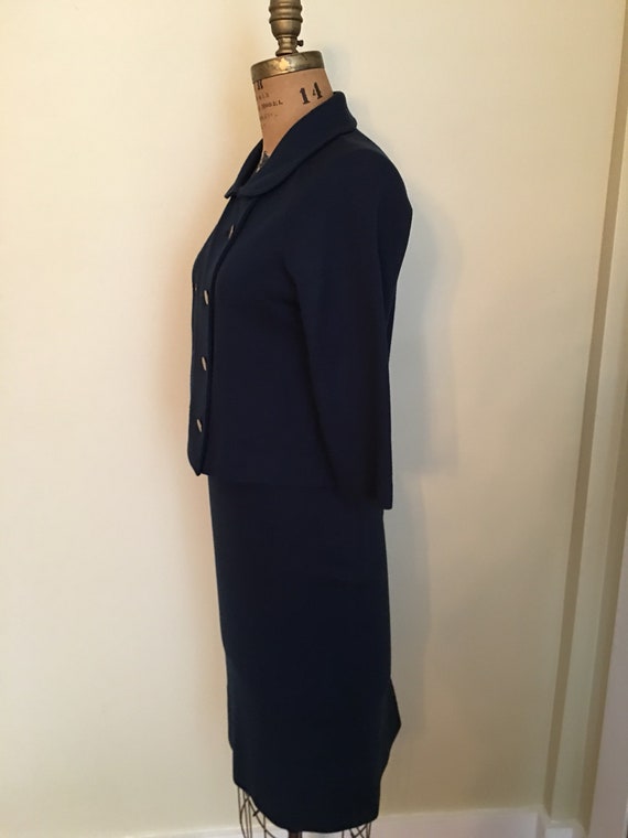 Vintage Military Inspired Women's Wool Suit, Cata… - image 10