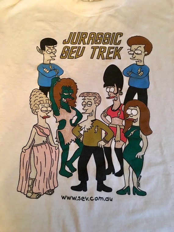 Vintage Sev Trek Jurassic Sev Trek T-Shirt, 1999 … - image 2