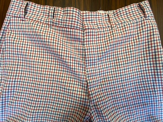 Vintage Men's Shorts by Johnny Appleseed, Red Whi… - image 5