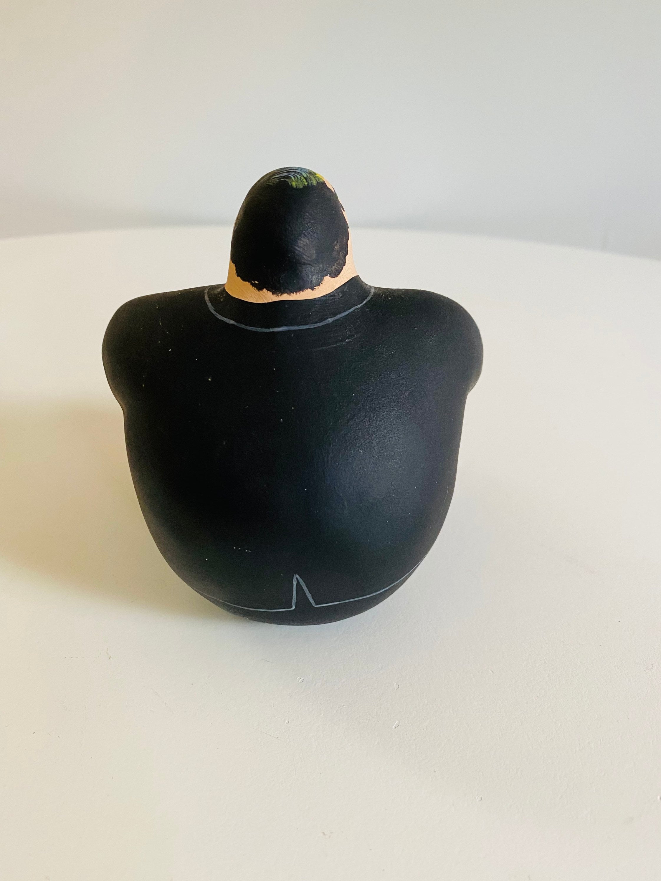 Vintage L'aquilone Italy Fat Man Figurine, Italian Man With Black