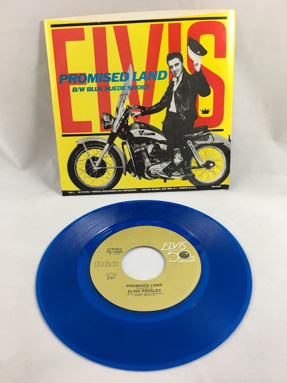 Elvis Presley Promised Land / Blue Suede Shoes, 45 RPM