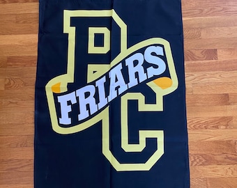 Vintage Boston College Friars Collegiate Banner Flag, Unused, Boston College Football Flag, 1990s Basketball Flag, Yard Decor, Outdoor Flag