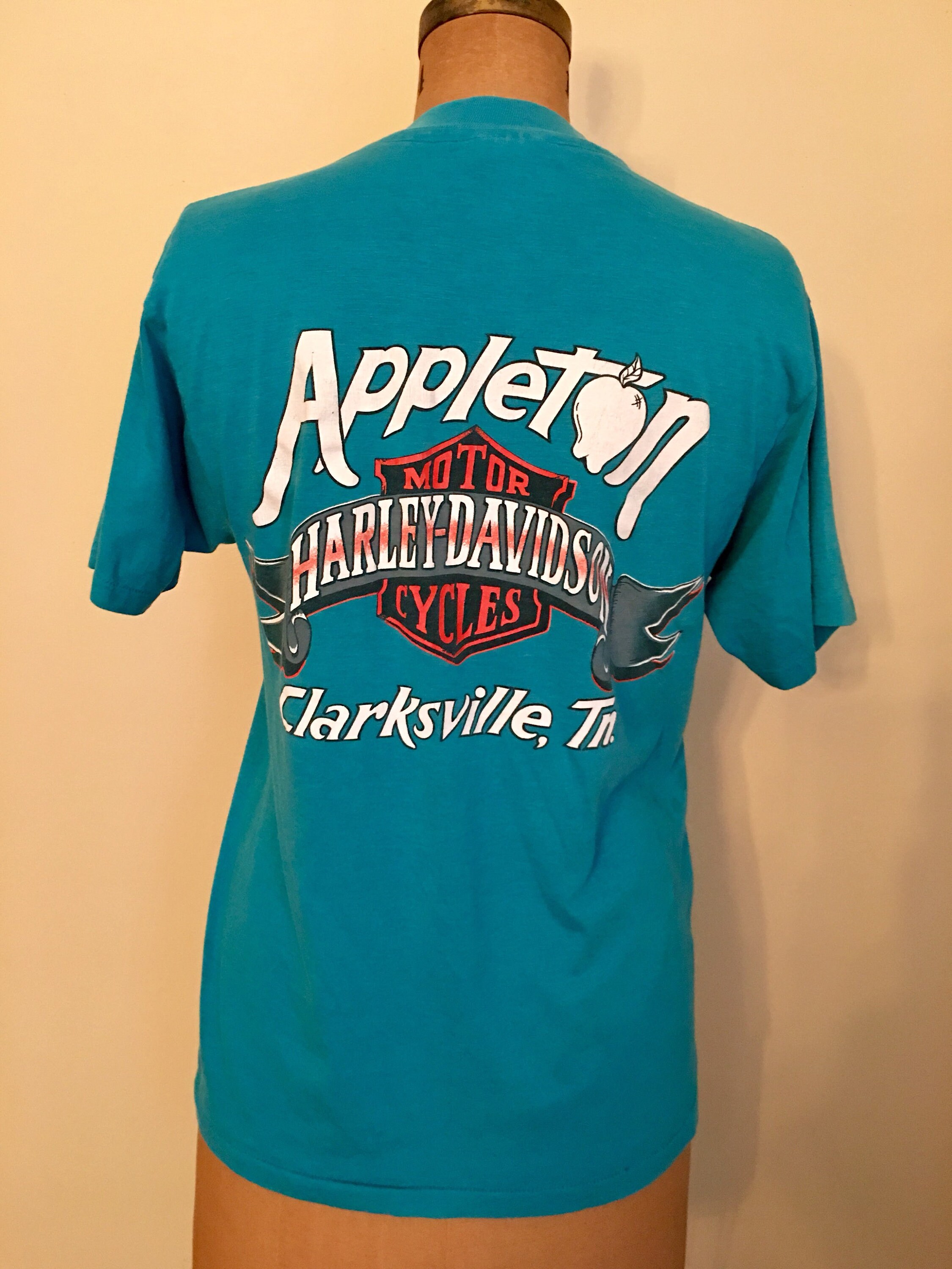 Vintage 1986 Harley Davidson Paper Thin T-shirt, Screaming